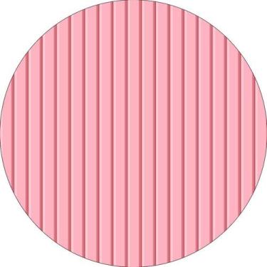 Imagem de Painel De Festa Redondo 1,50x1,50 - Efeito Ripado Madeira Liso Rosa 01