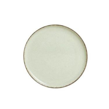 Imagem de Prato Raso Moderno 100% Porcelana 27 cm - Porselen, Verde Pérola