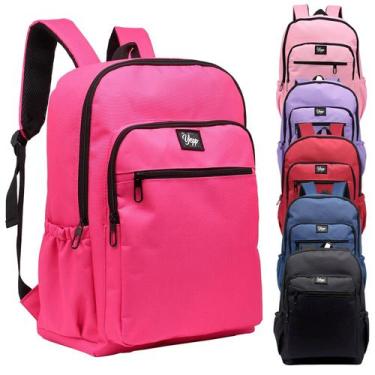 Imagem de Mochila De Costas Infantil Juvenil Bolsa Escolar Meninas Meninos Imper