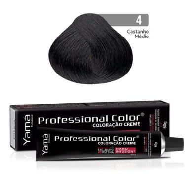 Imagem de Coloração Professional Color 4.0 Castanho Médio 60g - Yamá