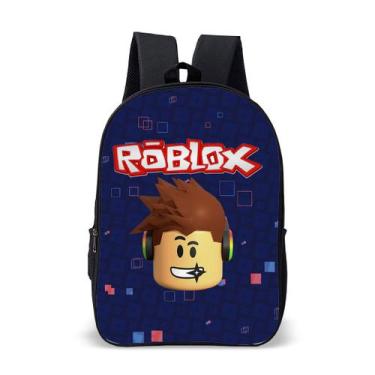 Imagem de Mochila Escolar Avulsa Infantil do Roblox Menino e Menina  - Use Thuco