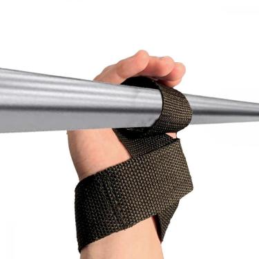 Imagem de Kit 5 Straps Algodão e Poliester Musculação Academia Funcional Pegada Firme e Segura-Unissex