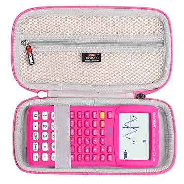 Imagem de FBLFOBELI Estojo de transporte compatível com calculadora científica CATIGA CS121, impermeável, à prova de choque, bolsa de armazenamento portátil para viagem (apenas capa)