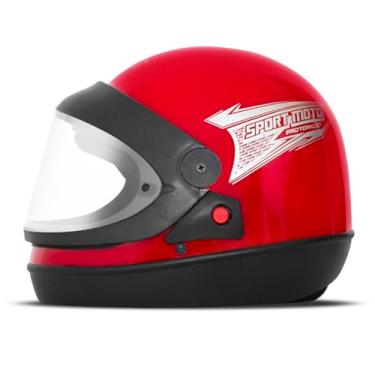 Imagem de CAPACETE FECHADO PRO TORK SPORT MOTO LIGHT VERMELHO TAM. 62