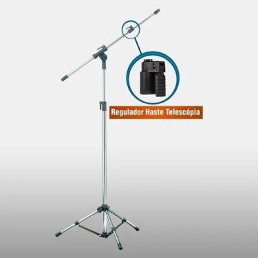 Imagem de Pedestal p/ microfone vector pmv-01c cromado