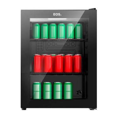 Imagem de Refrigerador Expositor Vertical EOS 67 Litros Eco Gelo All Black EEV80P 110V