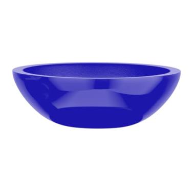 Imagem de Vaso Bacia Suculenta Para Planta Flor Fibra Vidro 25cm Cores (AZUL ROYAL)