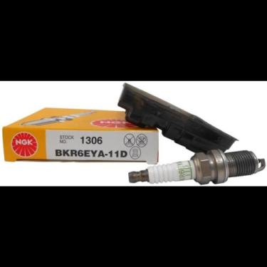 Imagem de Jogo 4 Vela ignição Toyota Camry 1992 a 1994 Ngk BKR6EYA-11D