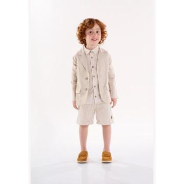 Imagem de Blazer Infantil em Tecido Listrado Up Baby, 2