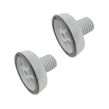 Imagem de Kit 2un Pé Nivelador Compatível com Lavadora Electrolux LED17
