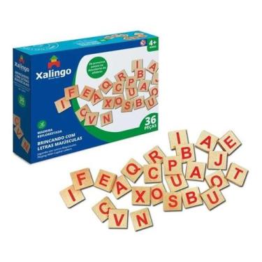 Imagem de Jogo Brincando Com As Letras Maiúsculas 36 Peças Xalingo