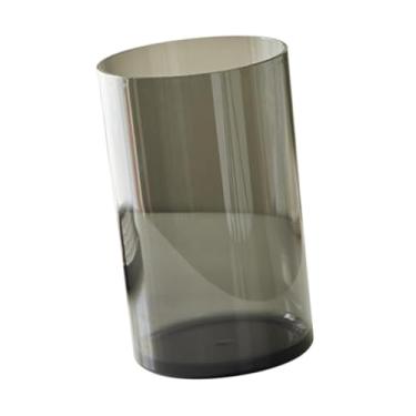 Imagem de Generic Vaso de flores acrílico Arranjo floral Flores secas Organizador de plantador de decoração para desktop para desktop para casa de entrada, Mouth 15 Cm H 25 Cm