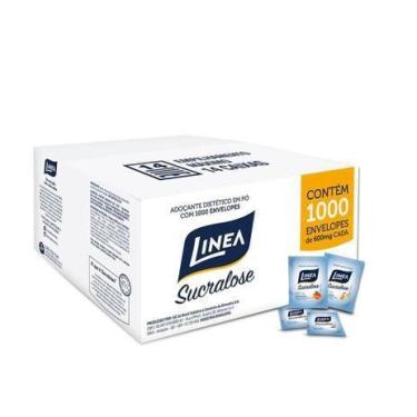 Imagem de Adoçante Sucralose Linea Sachê 6g - Com 1000 Unidades