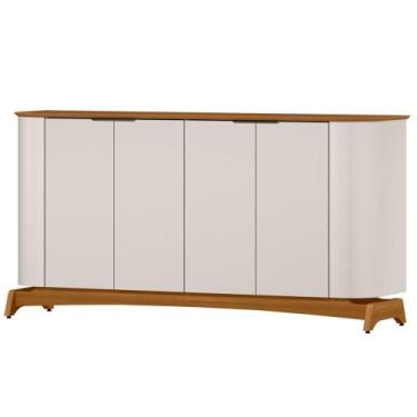 Imagem de Aparador Buffet Para Sala de Jantar 160cm Verbena N01 Off White Ypê - 