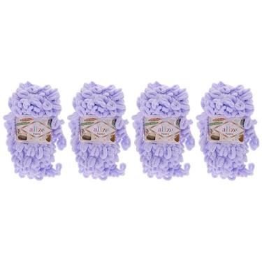 Imagem de 4 skn/Ball Alize Puffy Baby Fio cobertor grande 100% micropoliéster fio macio 400 g 39,3 jardas (146)