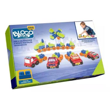 Imagem de Blocos De Montar Infantil Maquinas 68 Peças Dismat XK100