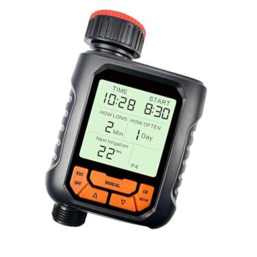 Imagem de Baoblaze Timer de aspersor, timer de de mangueira Programável Digital Alpende Display LCD, timer de água do jardim para vegetais, ao ar livre