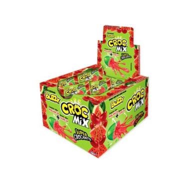 Imagem de Chiclete Buzzy Croc Mix Melancia e Cereja 172g