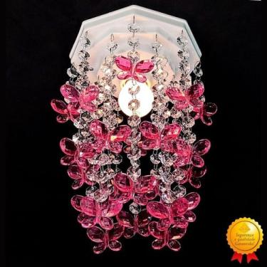 Imagem de Lustre Para Quarto De Bebê Borboletas Decoração Infantil