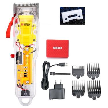 Imagem de Cortador De Cabelo Wmark Ng-108 Full Transparente Shell