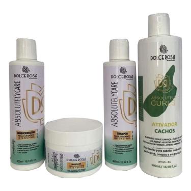 Imagem de Kit Home Care Com Extrato De Bambu Com Ativador De Cachos