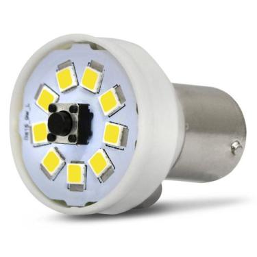 Imagem de Lâmpada LED Strobo Flash BA15s 9 LEDs 6500K 12V 9W Luz Branca 3 Efeito