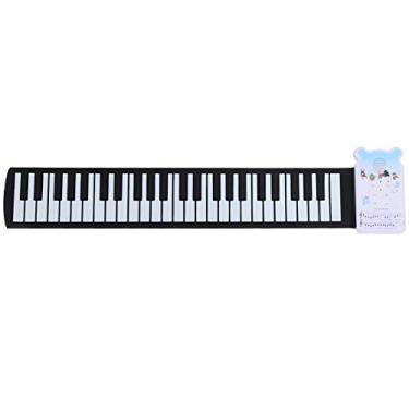 Imagem de Piano enrolado com 49 teclas, 8 tipos de tons, alto-falante portátil embutido, piano de mão flexível, flexível para escola, casa