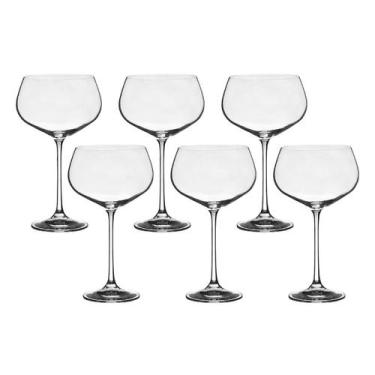 Imagem de Taça de Cristal Bohemia Para Vinho 400 ml Megan 6 Peças - Bohemia Crys