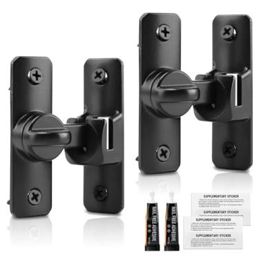 Imagem de Fechadura de porta de celeiro de 90/180 graus, ferragens de trava de porta de segurança de liga de zinco resistente, trava de porta deslizante dobrável, protege a privacidade, para janela, armários