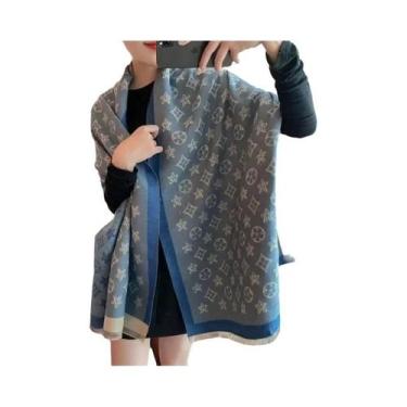 Imagem de Cachecol De Caxemira Estilo Boêmio Feminino Para Outono Inverno Quente