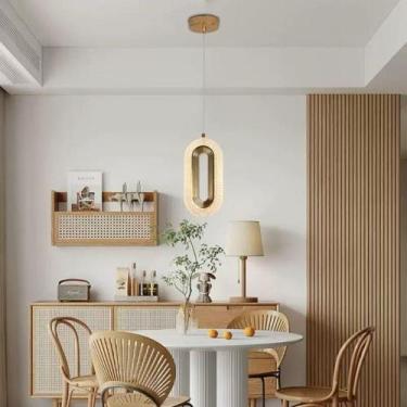 Imagem de Luminaria Pendente LED 3W Sparkle Moderna Decorativa Dourada com Efeit