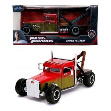 Imagem de Miniatura Custom Peterbilt Truck Velozes Furiosos Jada 1/24, Vermelho