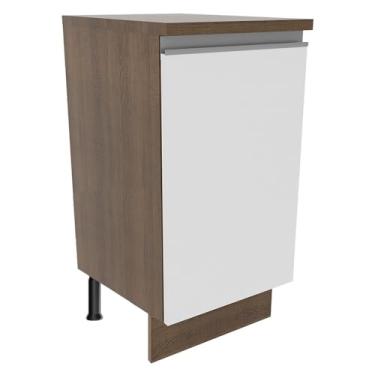 Imagem de Balcao Madesa Glamy G244006EGL Rustic/Branco SE