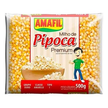 Imagem de Kit c/ 6 Milho de Pipoca Amafil 500g