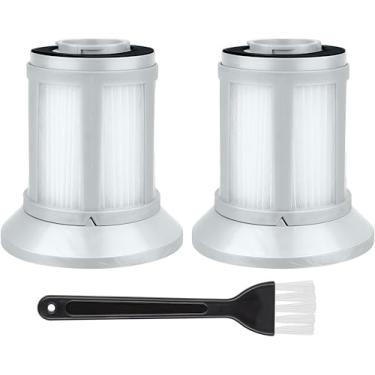 Imagem de Filtro de substituição para aspirador Bissell 2156A 1665 16652 1665W Zing Canister Vacuum, filtro de vácuo vertical de substituição compatível com Bissell Powerforce 1665 Compare com a peça 1613056 (pacote com 2)