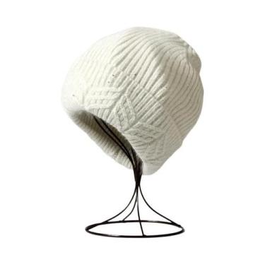 Imagem de Gorro de Inverno Unissex de Caxemira com Lurex e Lantejoulas - Quente 