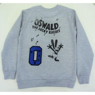 Imagem de Blusa Moletom Oswald Manga Longa Ellus Kids - cinza - 08
