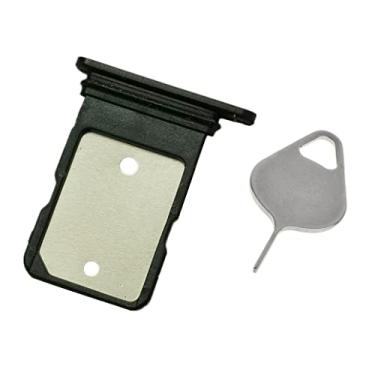 Imagem de YESUN Substituição do soquete do suporte da bandeja do cartão SIM para Google Pixel 4A / 4A 5G (preto)