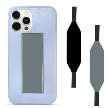 Imagem de Switchbands Capa para iPhone 12 | Capa para iPhone 12 Pro - Capa com alça Loopy com alça de dedo para 12/12 Pro 6,1 polegadas - Capa protetora com suporte de carregamento sem fio à prova de choque (branca)