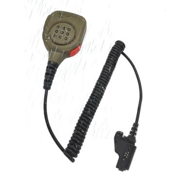 Imagem de stdgove Microfone de ombro de mão com microfone de lapela de polícia de 3,5 mm, alto-falante remoto para Motorola xts 5000 5000r 2500 2500i 2250 1500 3000 3500 4250 ht1000 cts STX xds xps Series