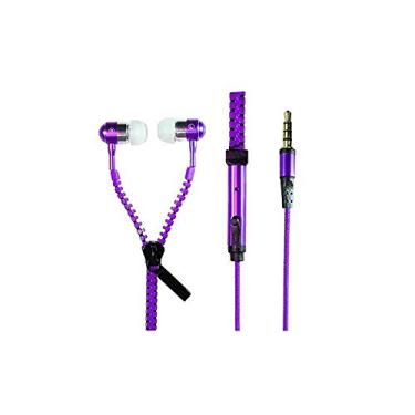 Imagem de Fones de ouvido com fio Sprint4deals, fones de ouvido Mi Piston azul com controle de volume e fones de ouvido com som estéreo com microfone