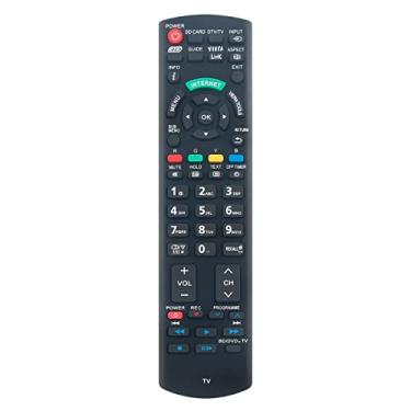 Imagem de Allimity Controle remoto substituído N2QAYB000603 adequado para Panasonic TV TH-P42U30D TH-P42U30K TH-P42U30M TH-P42U30P TH-L32C30X TH-P42U30Q TH-P42U30T TH-P42X30D TH-P42X3 0K
