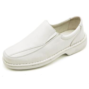 Imagem de Sapato Masculino Casual Comfort Branco Couro DIfranca - 2001 - Ranster