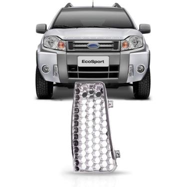 Imagem de Grade Cromada Ford Ecosport 2008-2012 Modelo Colmeia