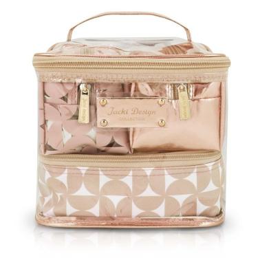 Imagem de Kit De Necessaire Com 4 Pçs Glitz Jacki Design Dourado