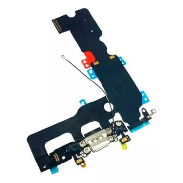 Imagem de Conector De Carga Flex Placa Compativel Iphone 7 Plus Branco