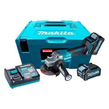 Imagem de Esmerilhadeira Angular 115mm a Bateria 40V XGT Makita GA031GM201-220V