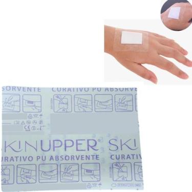 Imagem de Kit 5 Curativos Filme Com Compressa Para Pele - 5cm X 7,2cm - Skinuppe