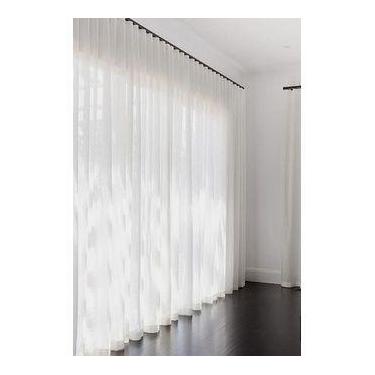 Imagem de Cortina Gaze De Linho 3m X 1,80m Sem Forro Para Trilhosuiço - Chrisney