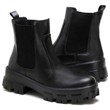 Imagem de Bota Chelsea Feminina Tratorada Confortavel e Resistente - T.G, 37